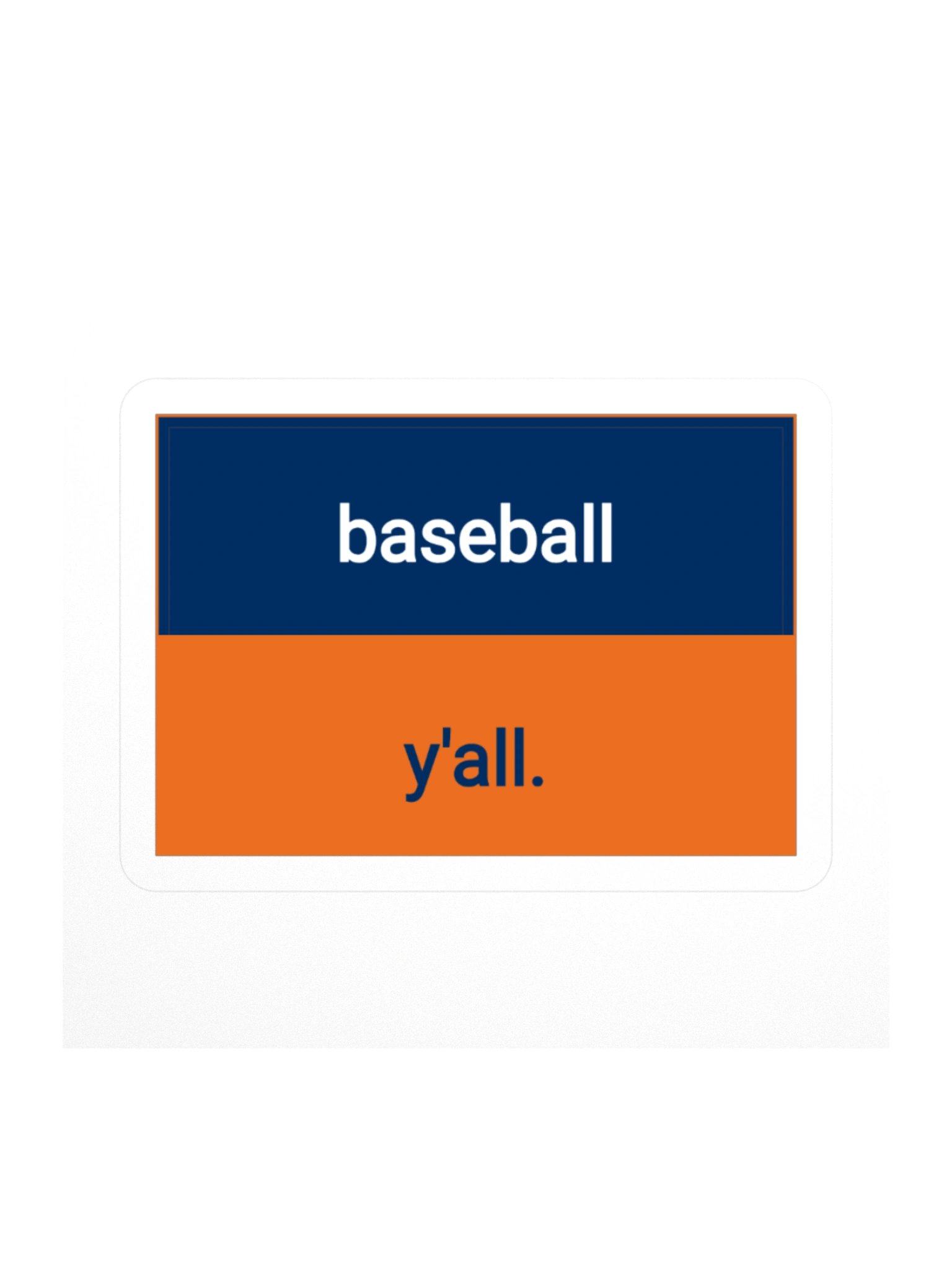 Baseball B Sticker product image (3)