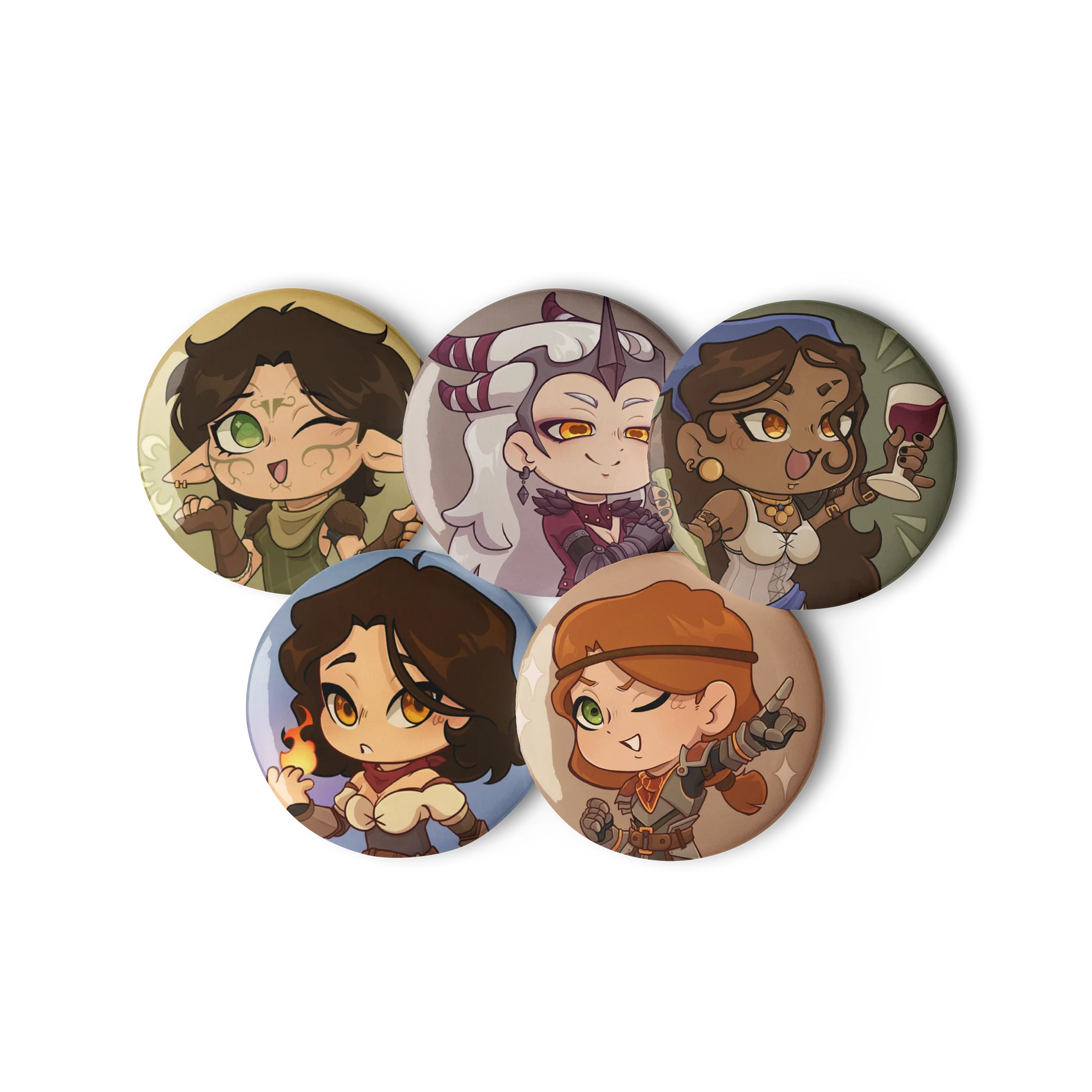 dragon age 2 button set 1 product image (3)