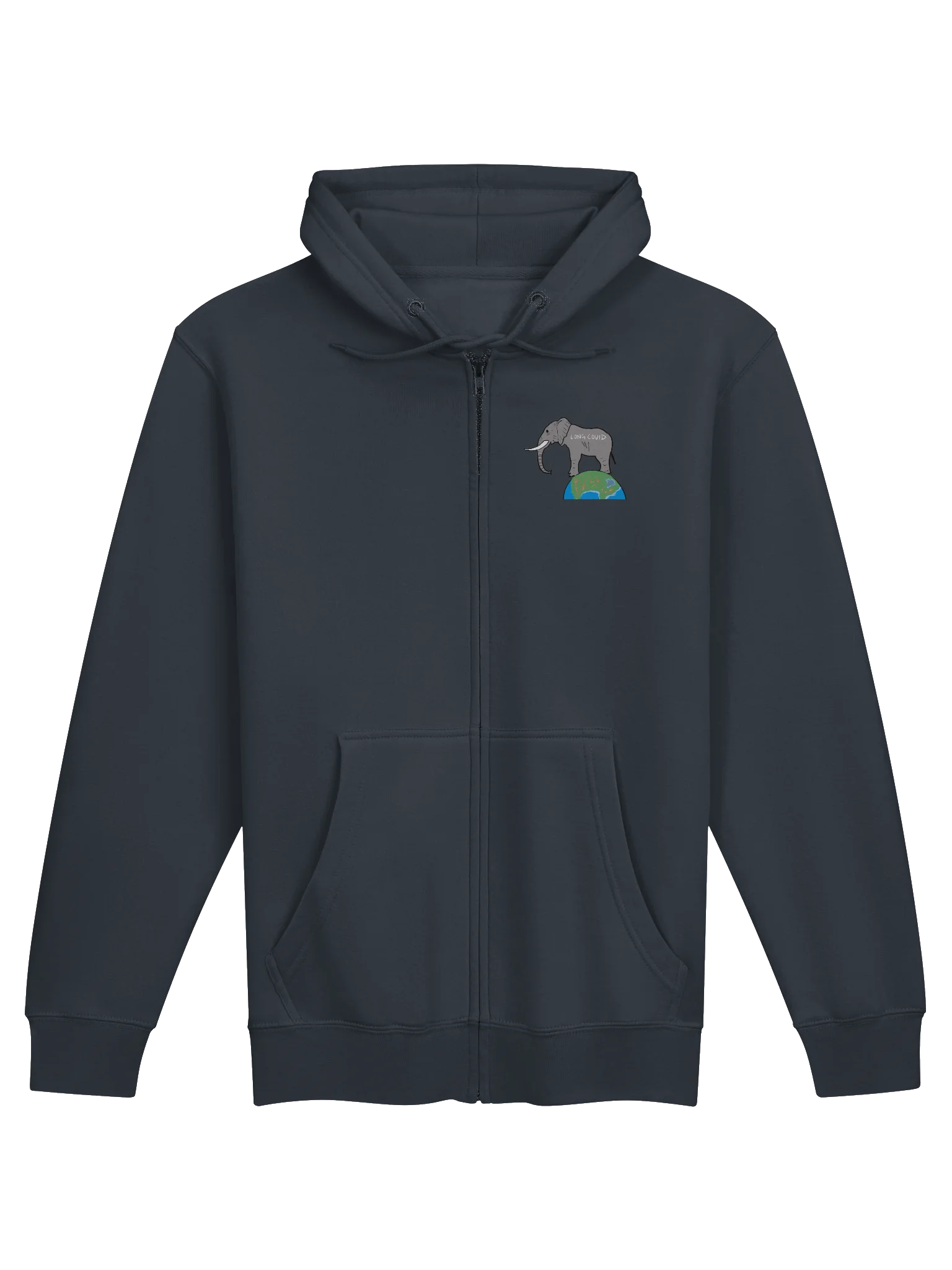 Elephant In The Room zip hoodie (Covid) product image (1)
