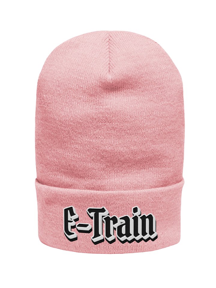 E-Train | Typeface Logo Beanie (2 Colours Available) product image (2)