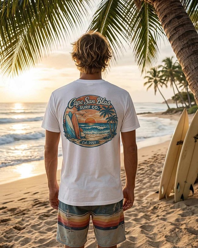 Classic American Surf Shop Tees