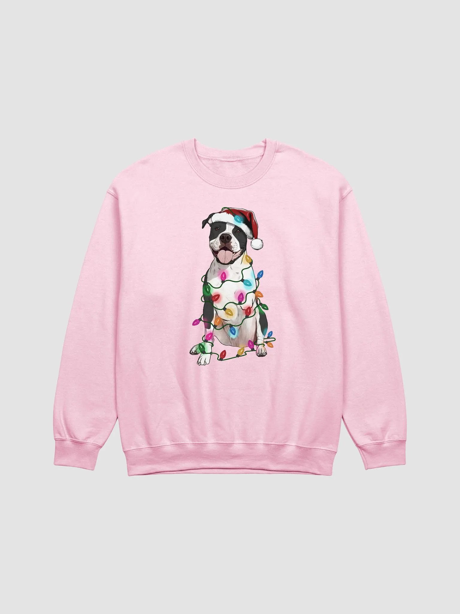 Funny Pitbull Terrier(Custom) Christmas Sweatshirt product image (13)