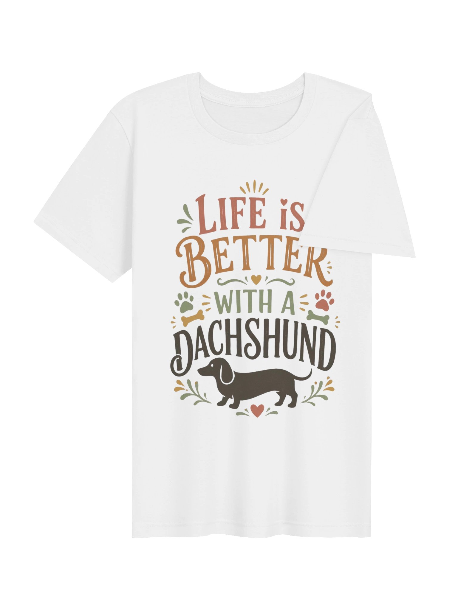 Life Is Better Dachshund Shirt | Dachshund Mom Tee product image (9)