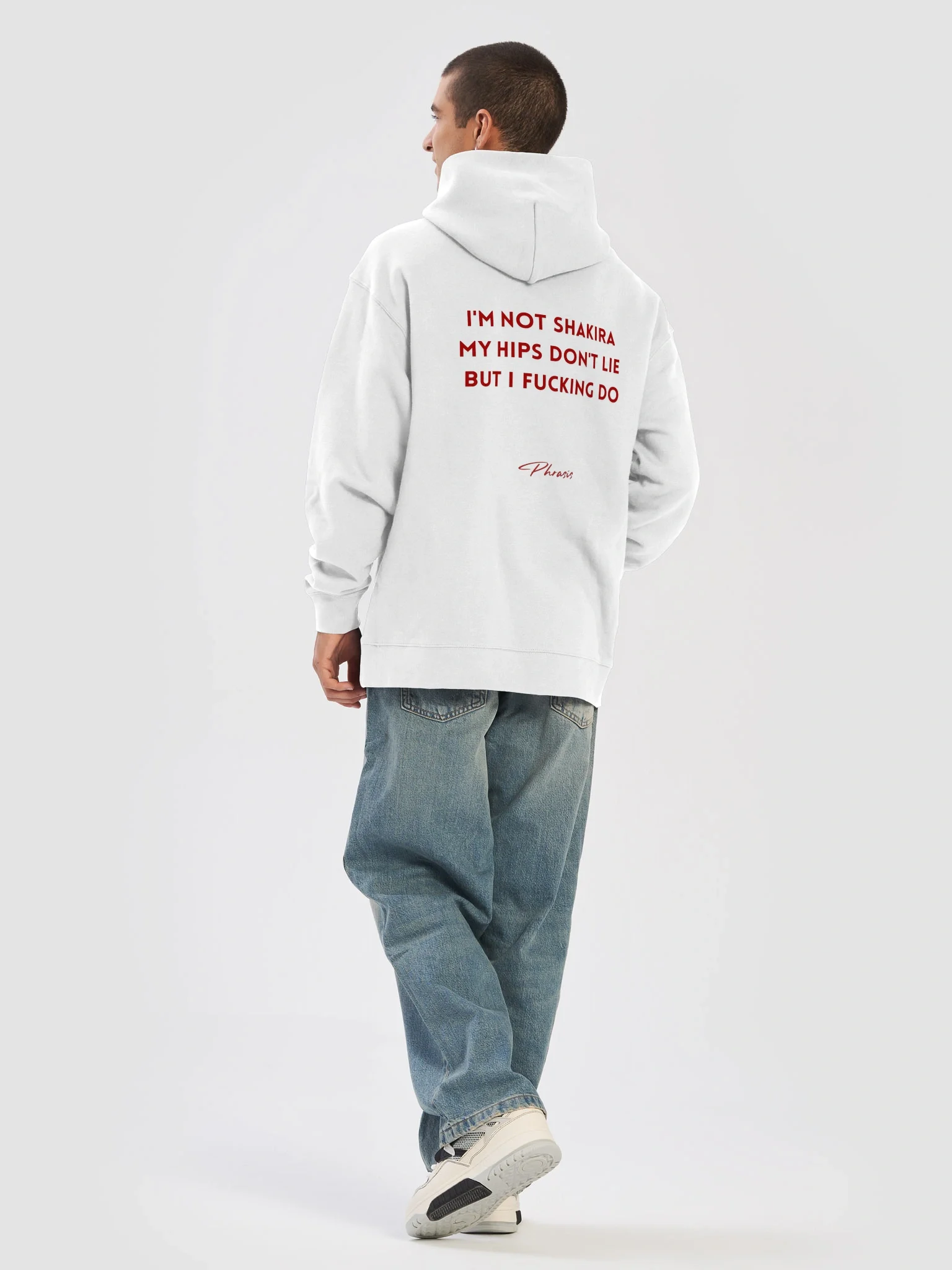 Shakira hips don't lie - Hoodie — White, photo 8