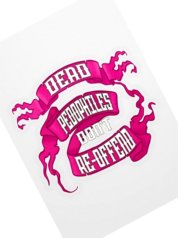 Dead Peds Pink Sticker product image (1)