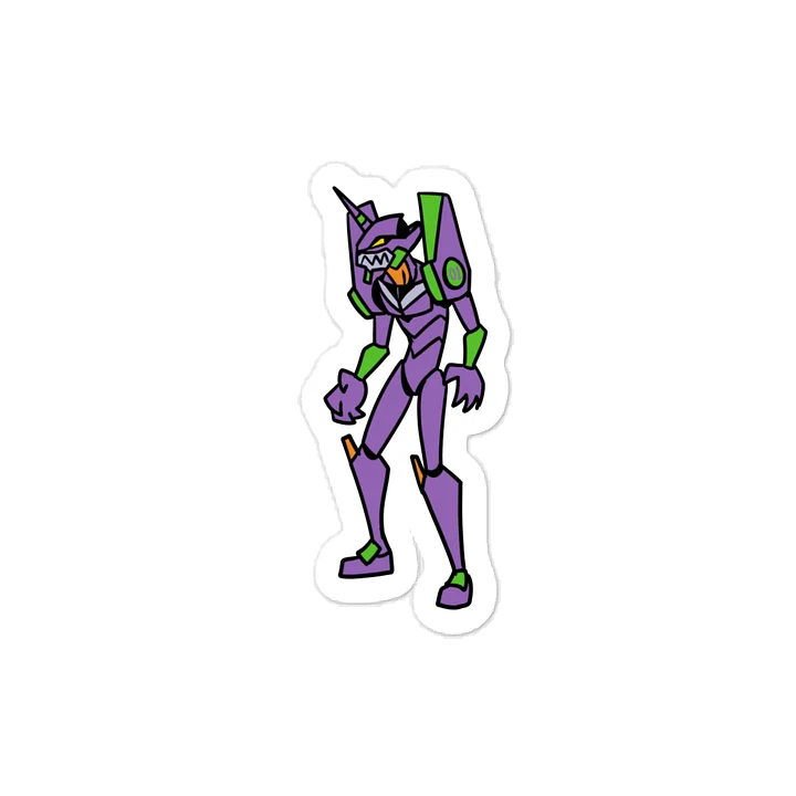 Giant Purple Robot Sticker product image (1)