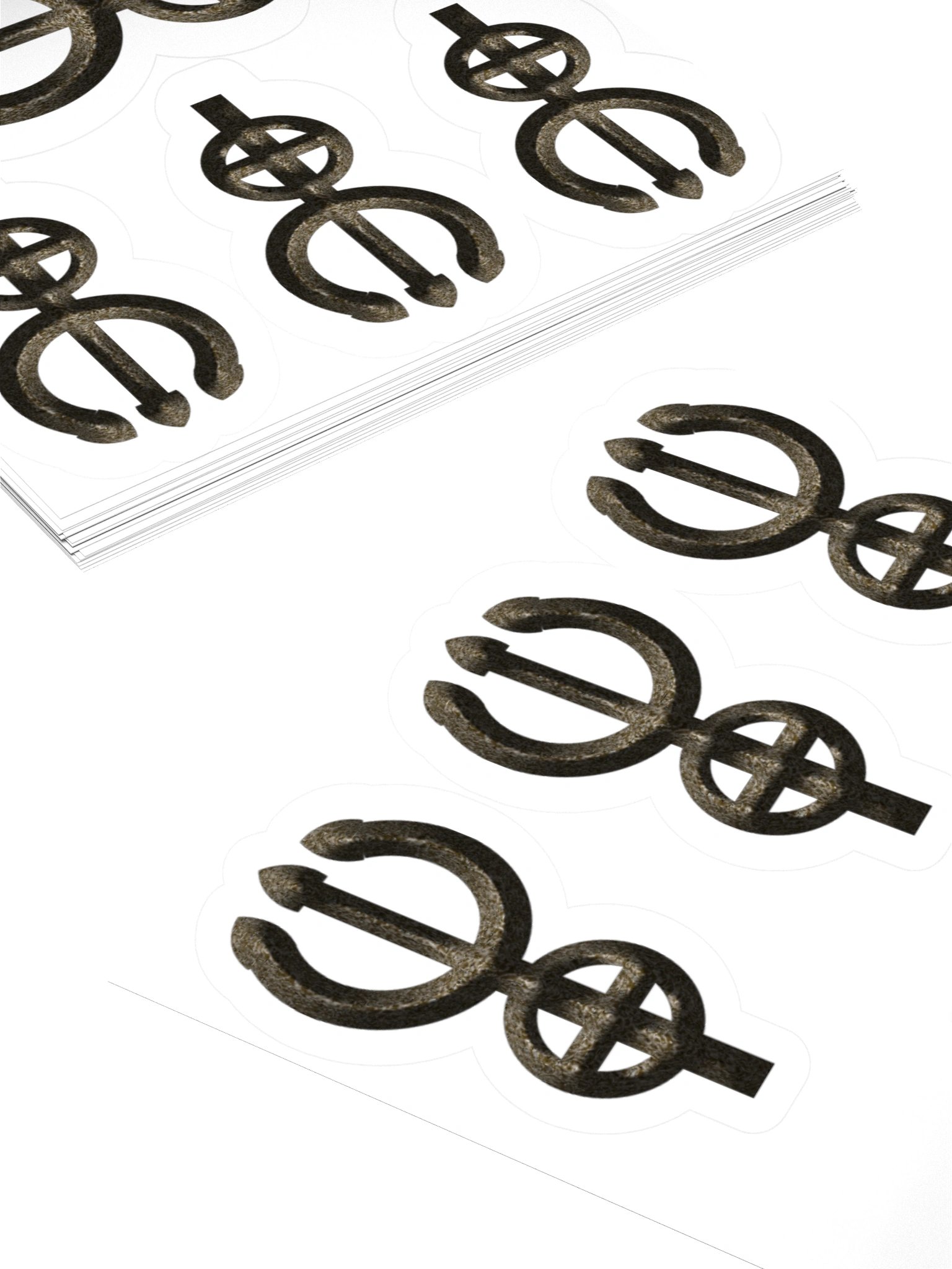 Trident Symbol Kiss-Cut Stickers product image (4)