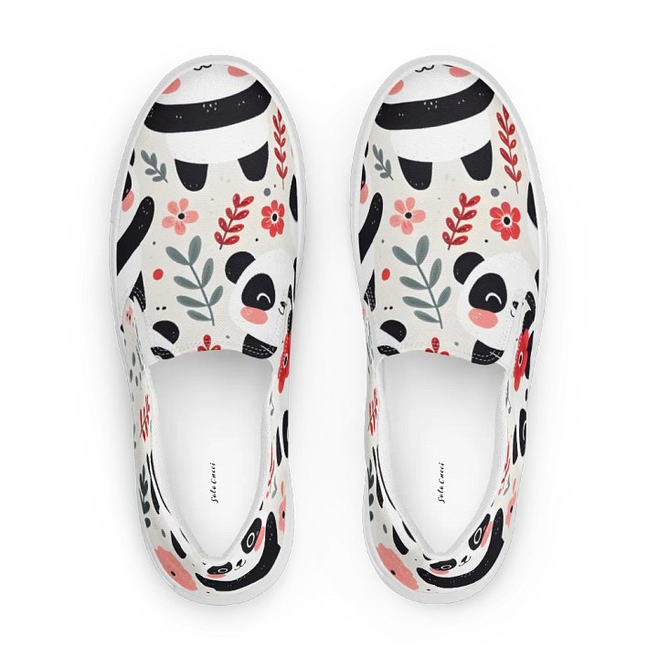 Panda Delight Slip-Ons product image (2)