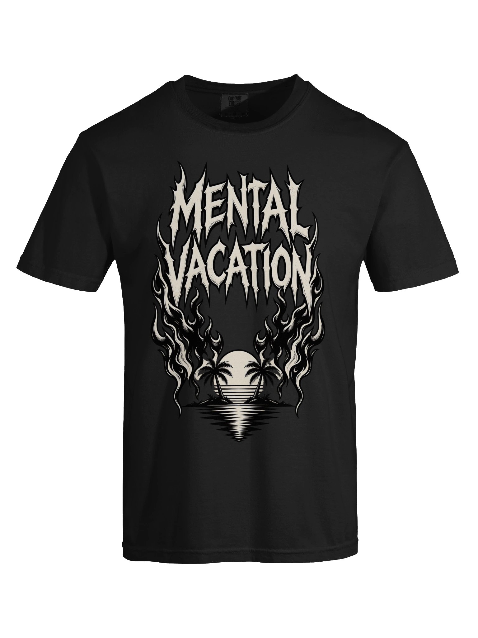 Mental Vacation — Burnout Escape Gothic T-Shirt product image (59)