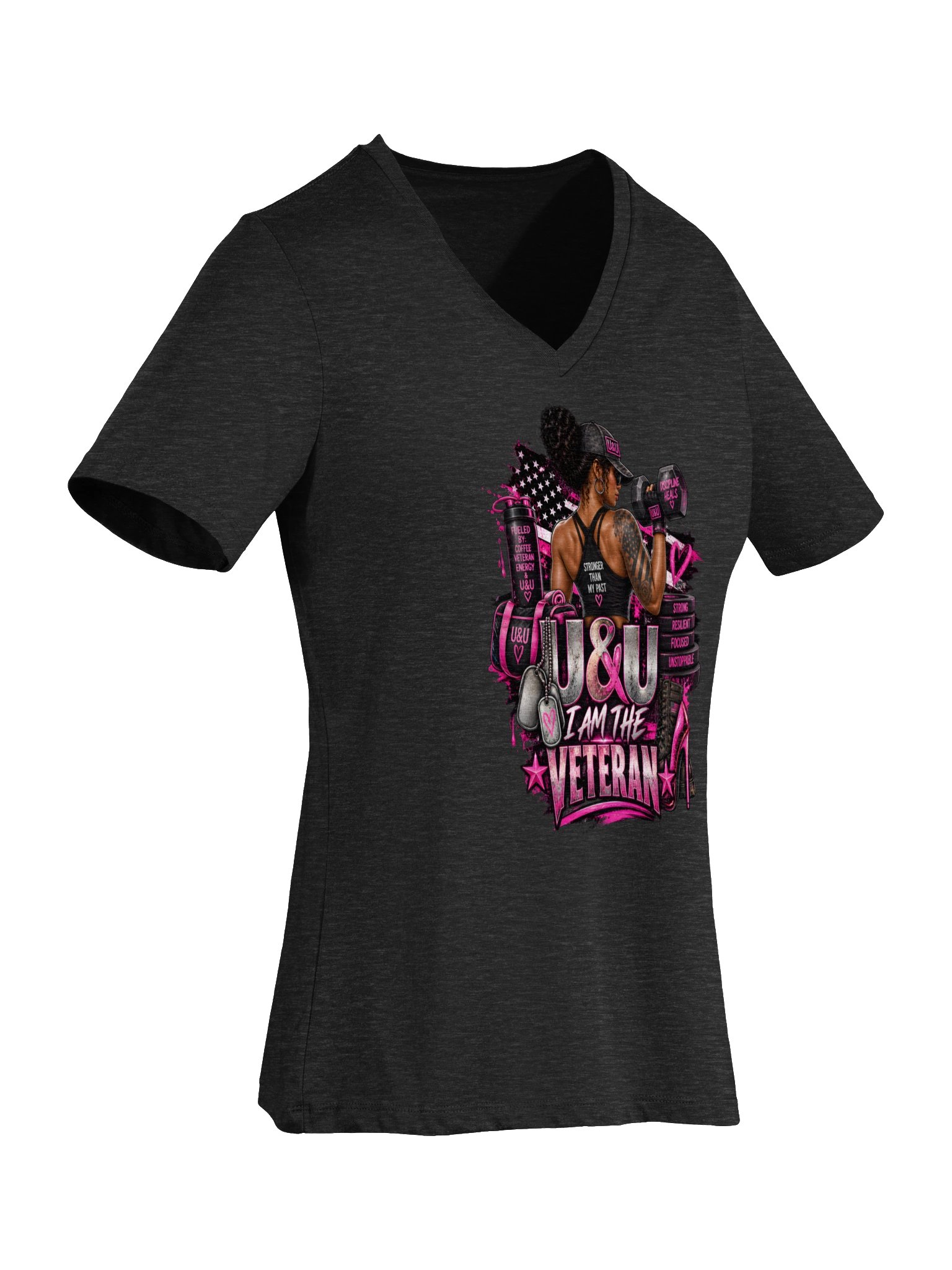 I am the Veteran V-Neck Tee 3 product image (6)