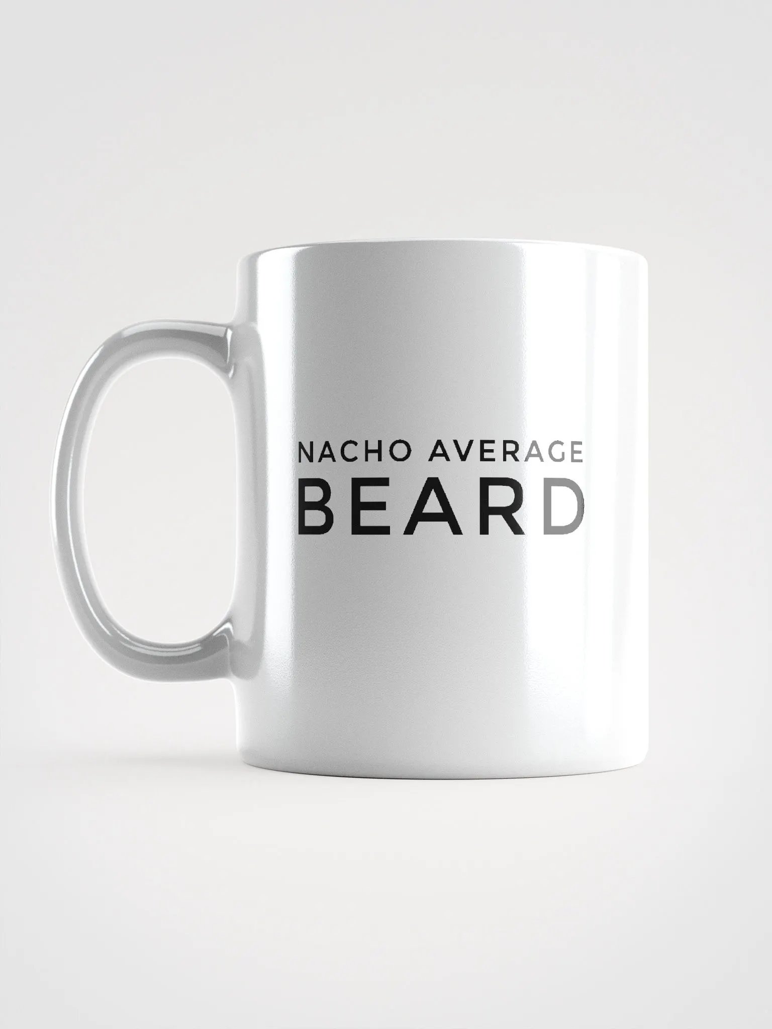 Nacho Average Beard White Ceramic Mug product image (5)