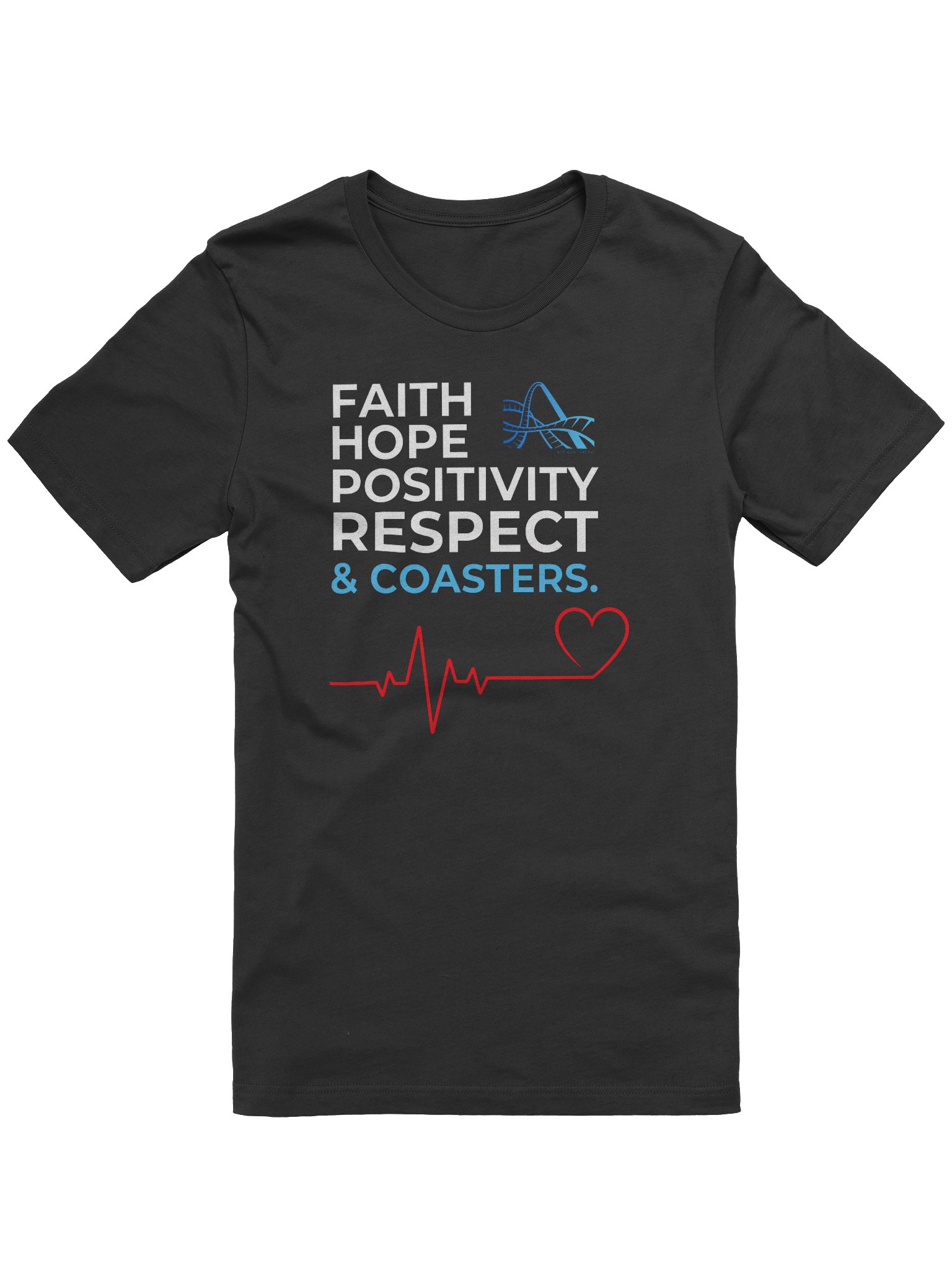 Faith Hope Positivity Respect T-Shirt product image (3)