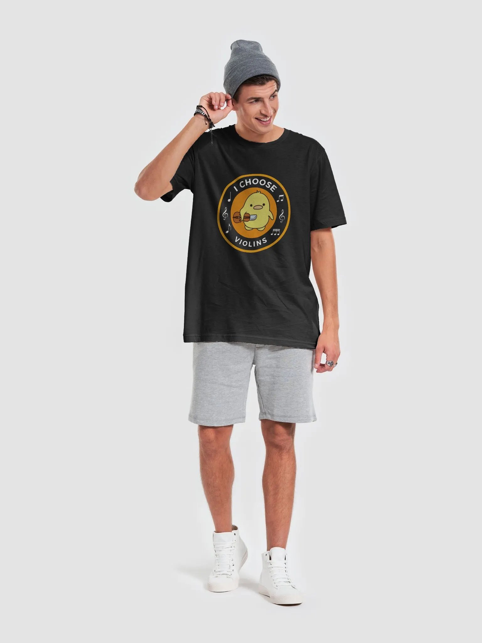 I choose violins Bella+Canvas Supersoft T-Shirt product image (6)