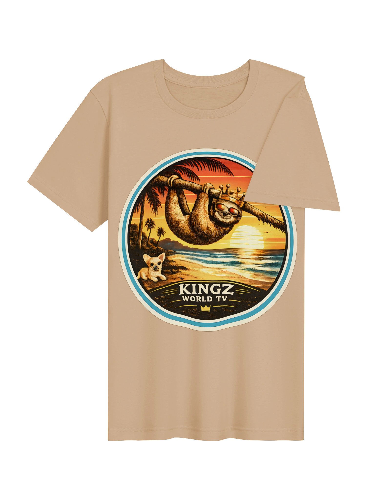 Kingz World Sunset Sloth Tee product image (84)