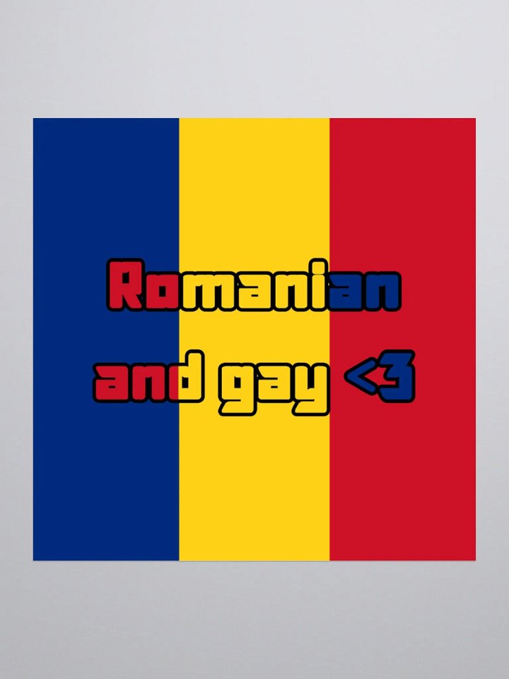 Romanian and gay stickers product image (1)