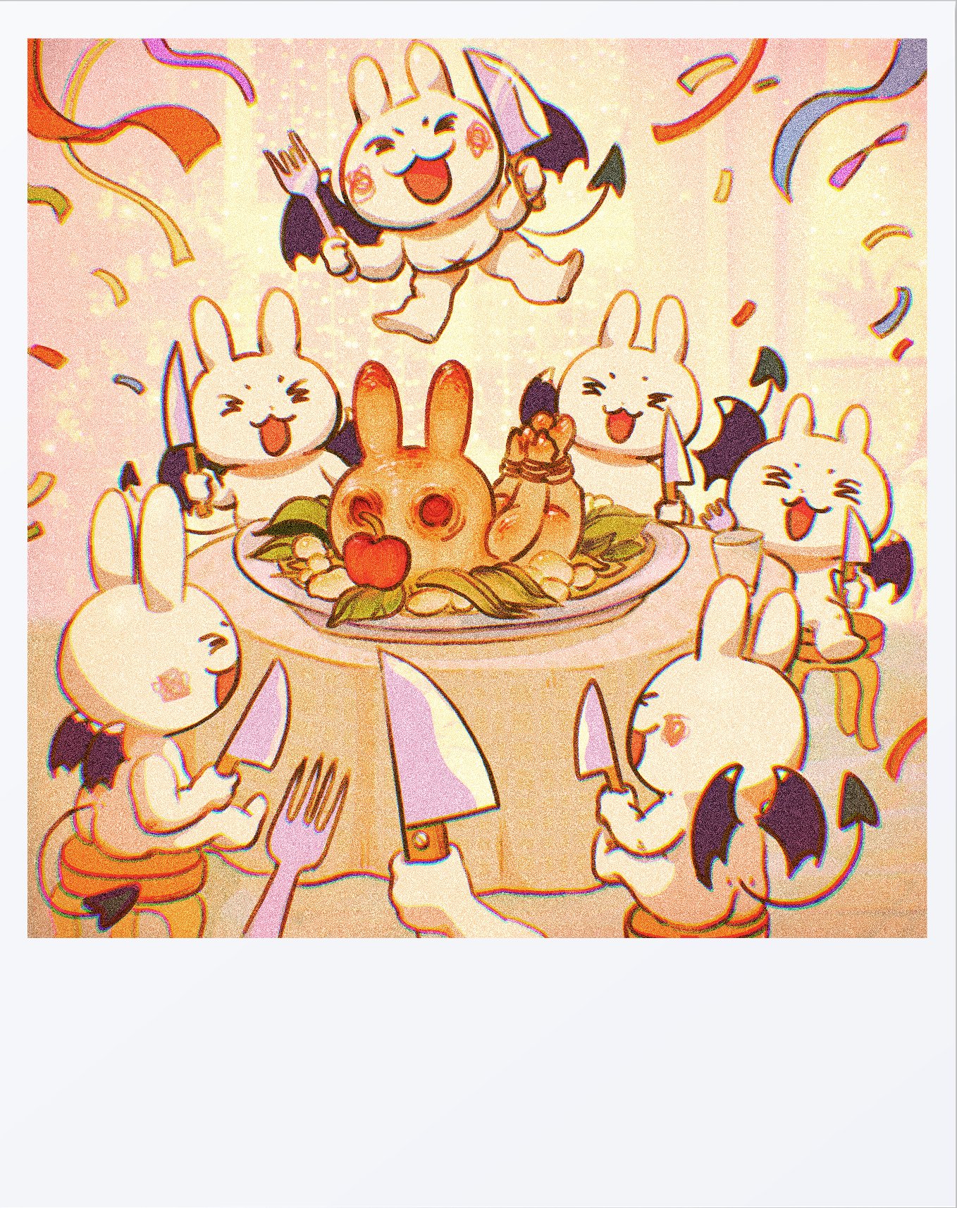 Feast Polaroid Print product image (1)