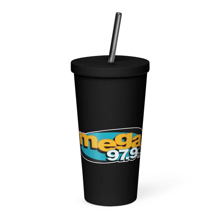 Mega 97.9 Insulated Tumbler with a Straw product image (1)