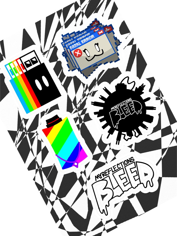 My Reflections Bleed: Sticker Sheet product image (1)
