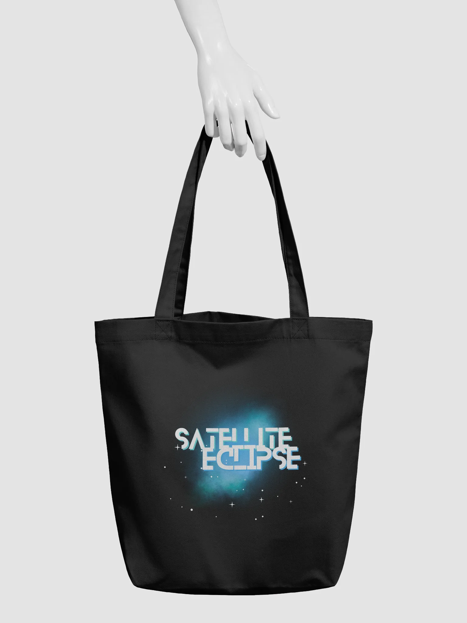 Satellite Eclipse Canvas Tote Bag product image (3)