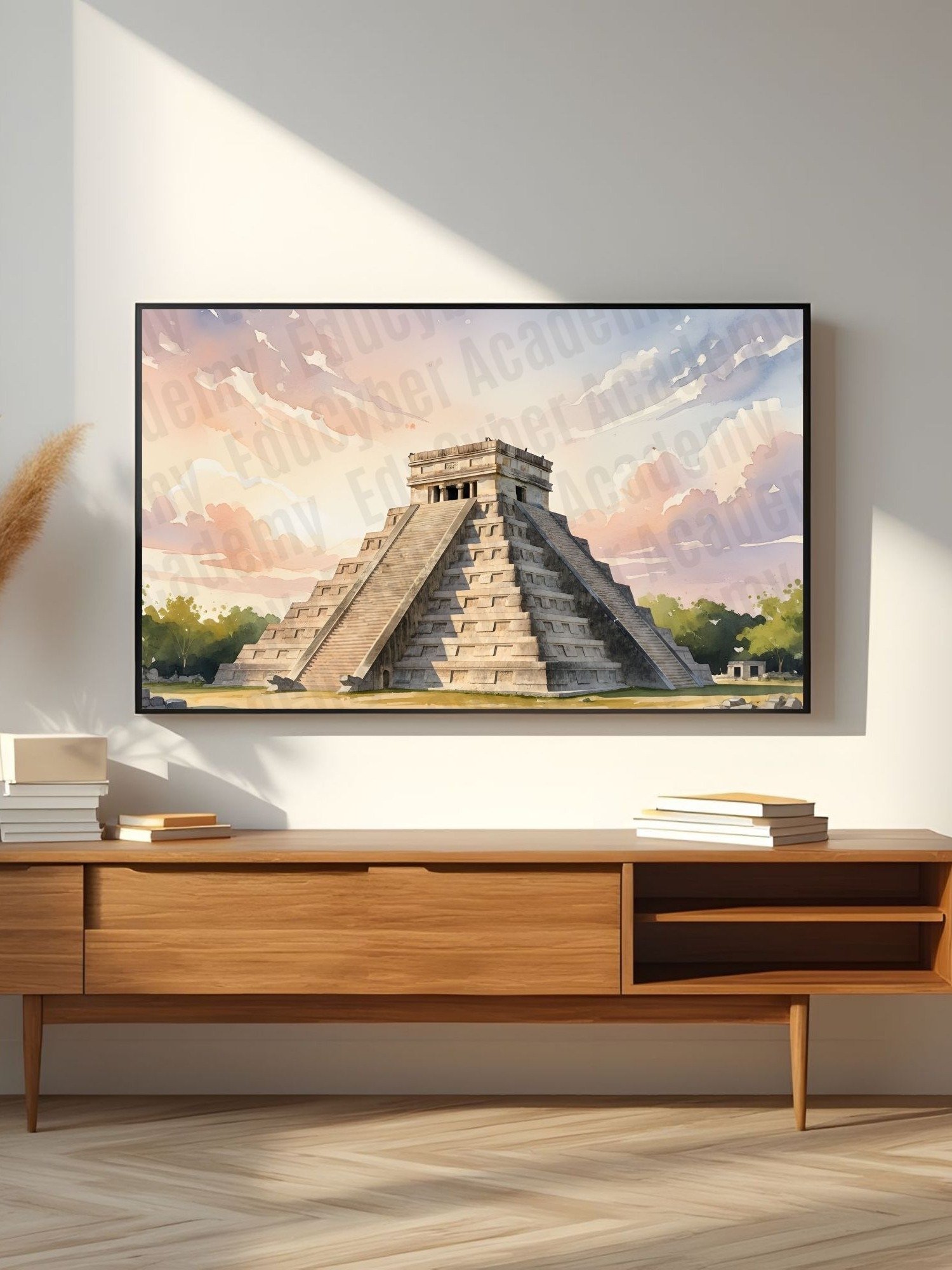 The Chichén Itzá in Yucatán, Mexico Frame TV Art, Desktop, and Laptop Wallpaper The New 7 Wonders of the World Chinenitza 4k Image product image (10)