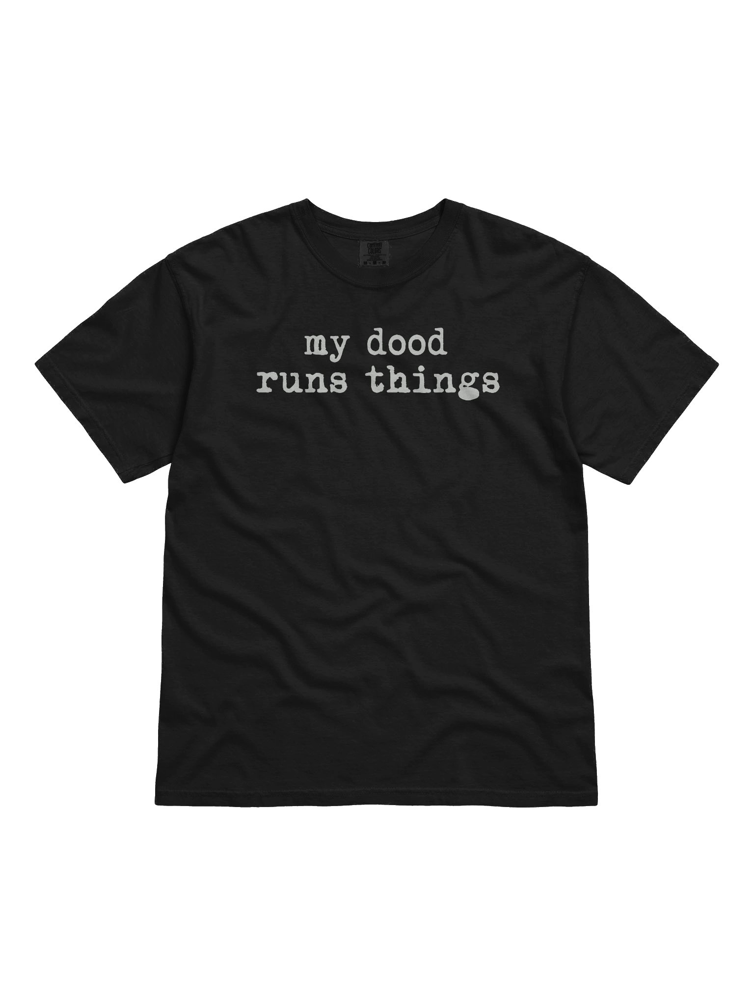 Dood Runs Things Comfort Colors Garment-Dyed Heavyweight T-Shirt product image (1)