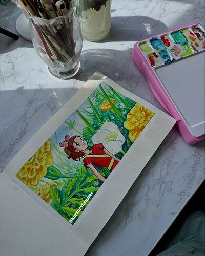 Arrietty Gauche study. 🎨 🌱

Hello friends! I tend to neglect this account despite constantly drawing and painting lately. I’v...