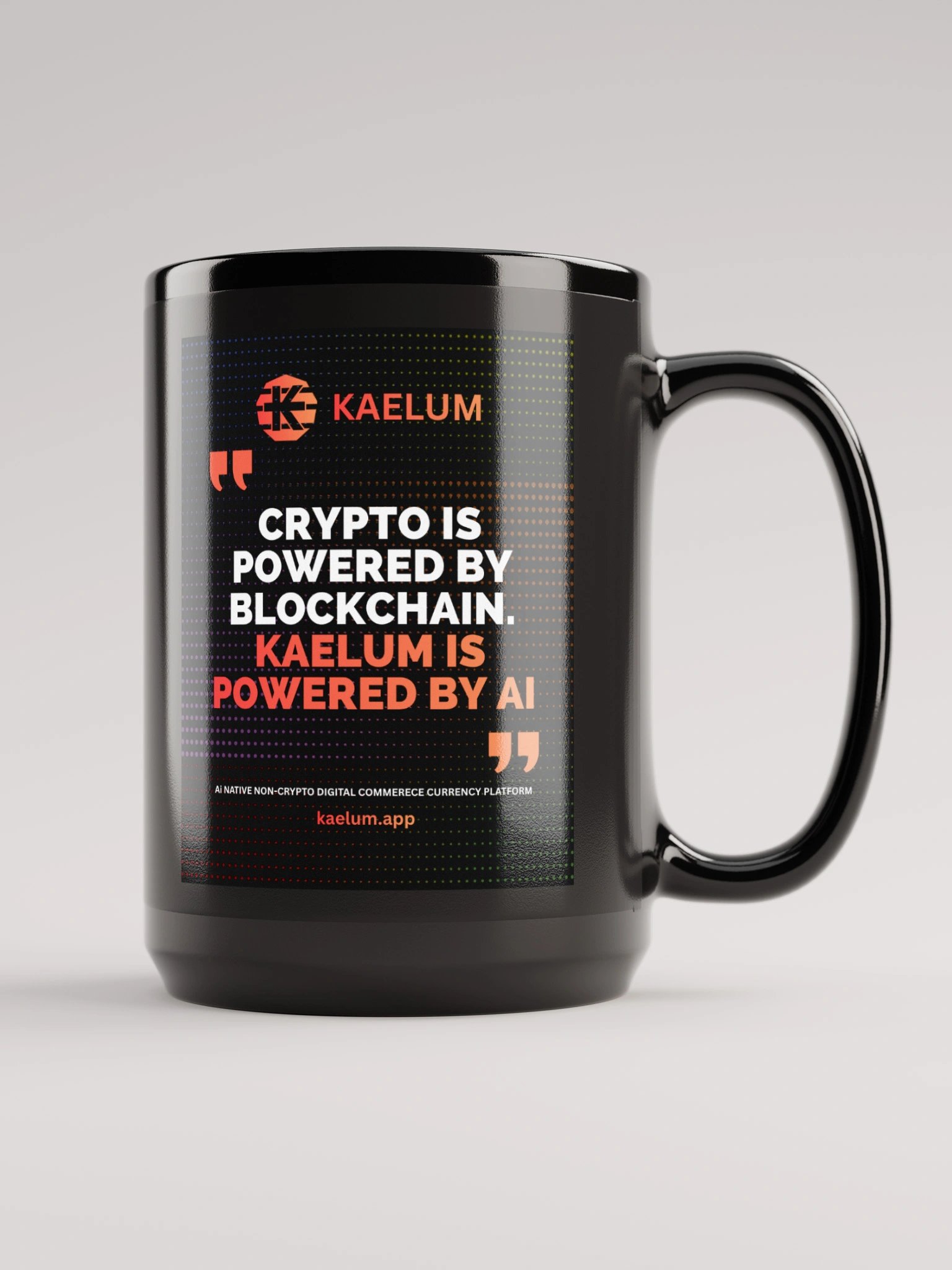 KAELUM - Gloss Black Mug product image (3)