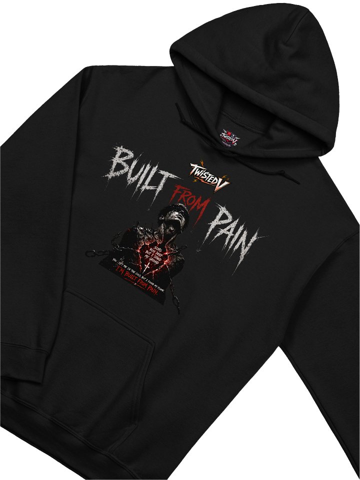 Built from Pain - Twisted V hoddie product image (1)