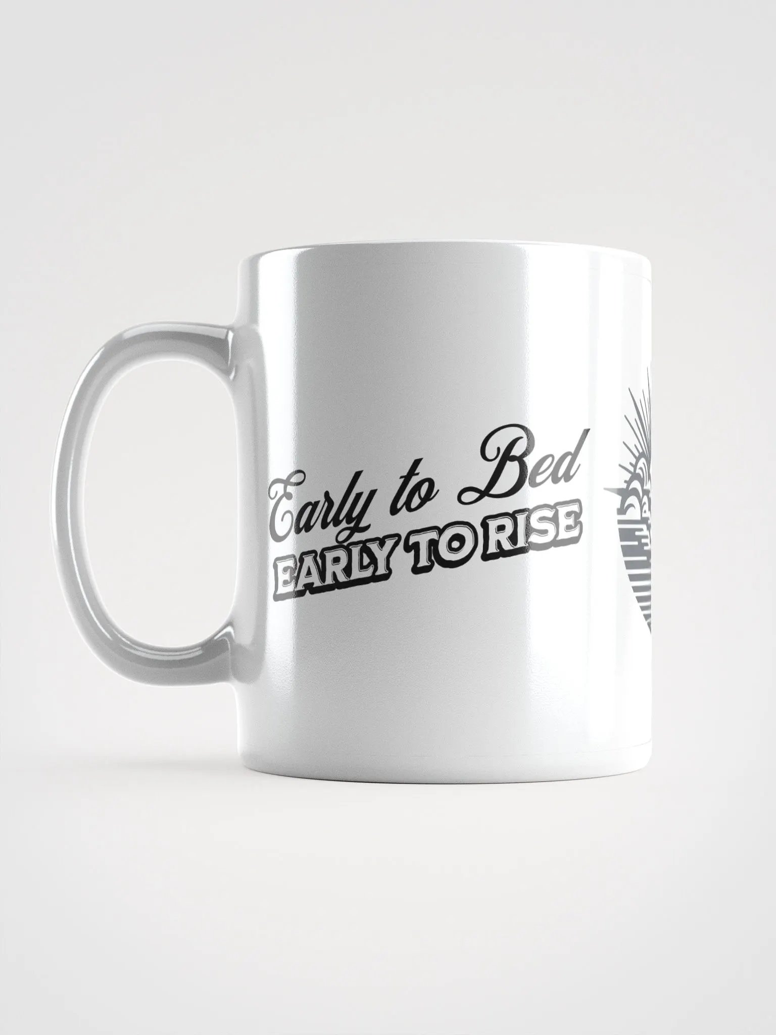 Early to Bed, Early to Rise, Thanks to Coffee, And Country Skies Mug | Simple Life, Coffee in Hand | Farm Life and Coffee Vibes | Caffeine and Country Living | Peaceful Mornings on the Farm product image (1)