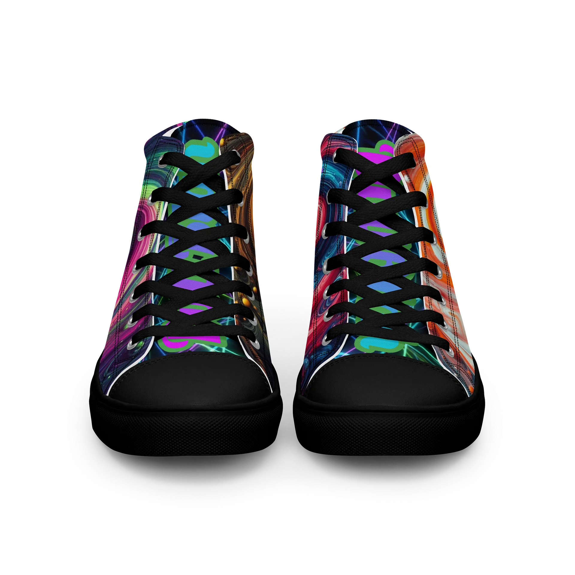 Men's "Cosmic Anarchy" Premium High-Top Sneakers product image (3)