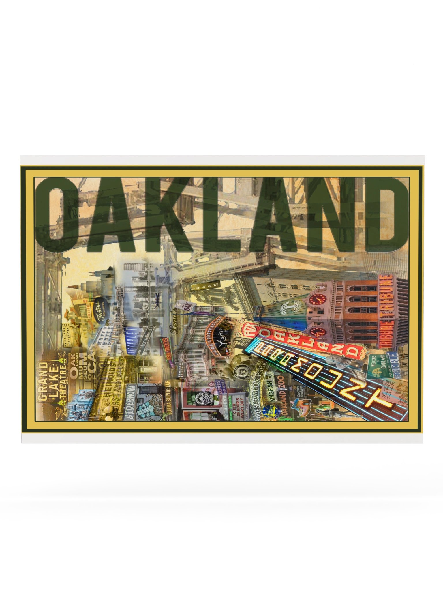 Oakland Collage Poster product image (48)