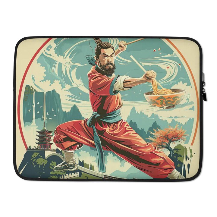 Kung Fu Noodles Laptop Sleeve product image (2)