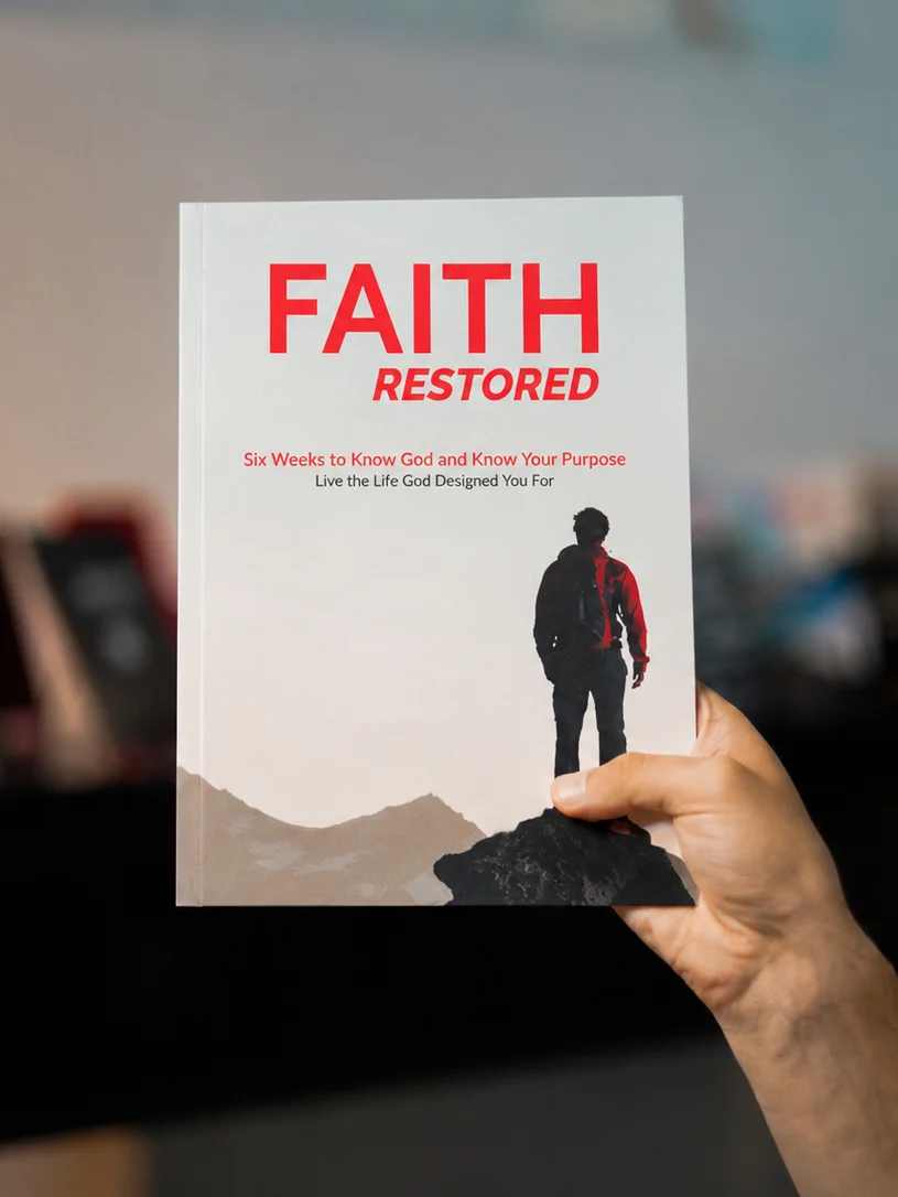 Faith Restored: A Six-Week Devotional to Know God and Know Your Purpose (Paperback Workbook) product image (1)