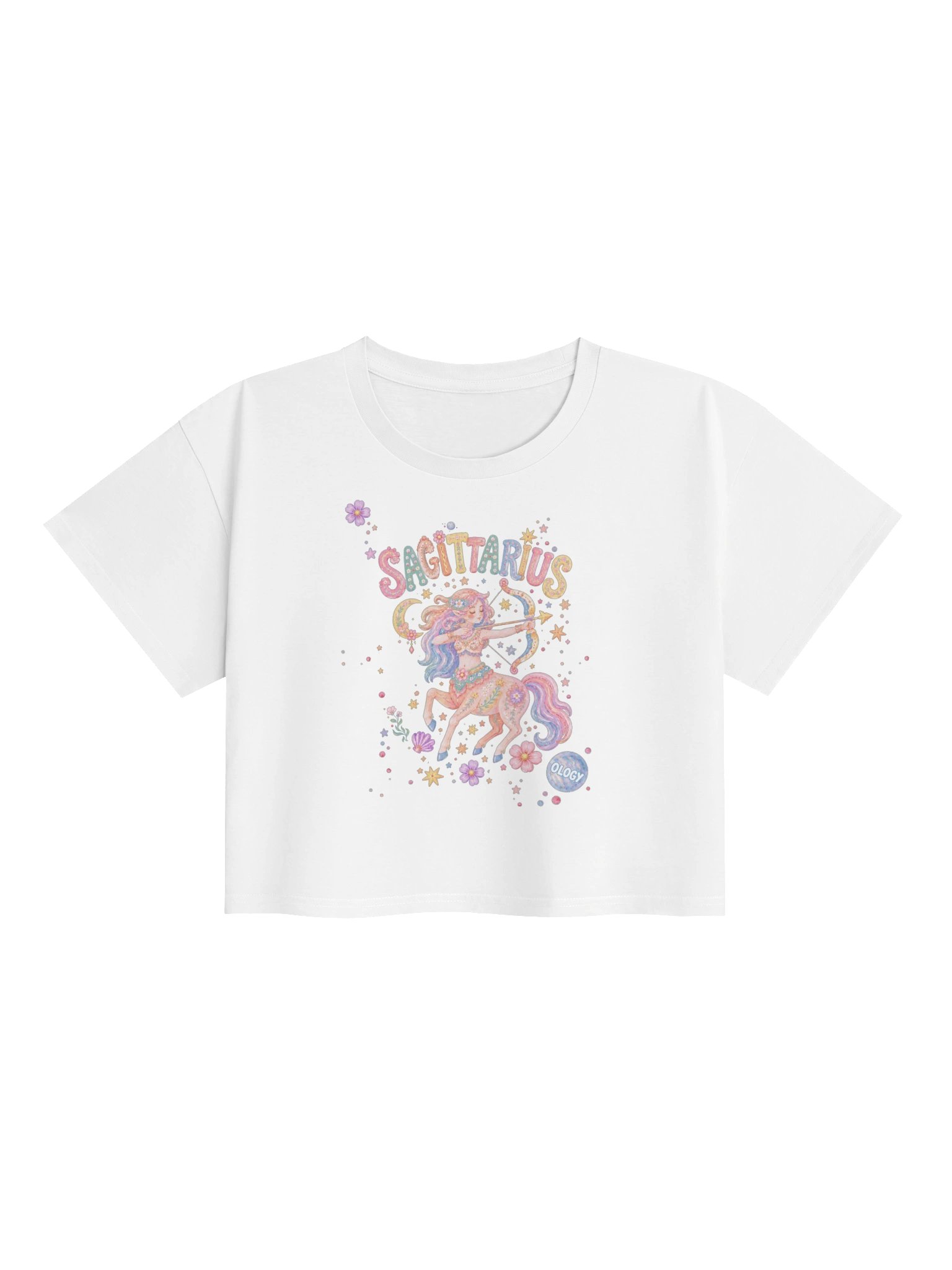 Sagittarius Astro Pop Crop Top product image (7)