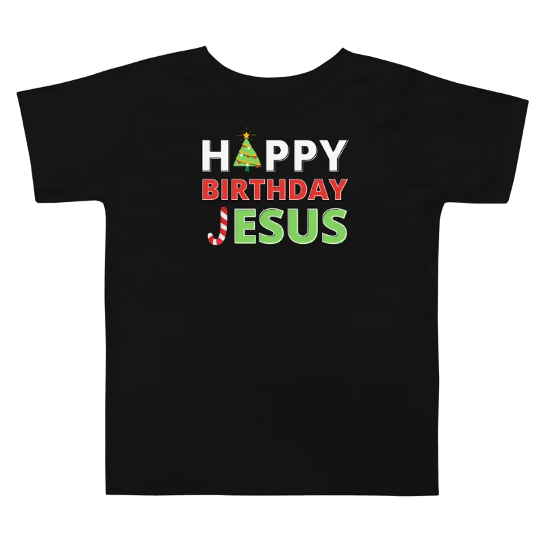 Happy Birthday Jesus Christmas Toddler T-Shirt product image (7)
