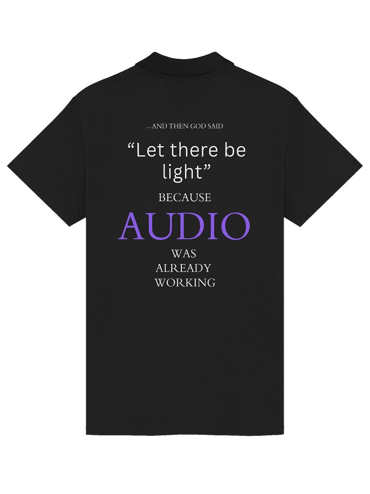 The Audio Lab “Let There Be Light” Polo Shirt product image (2)