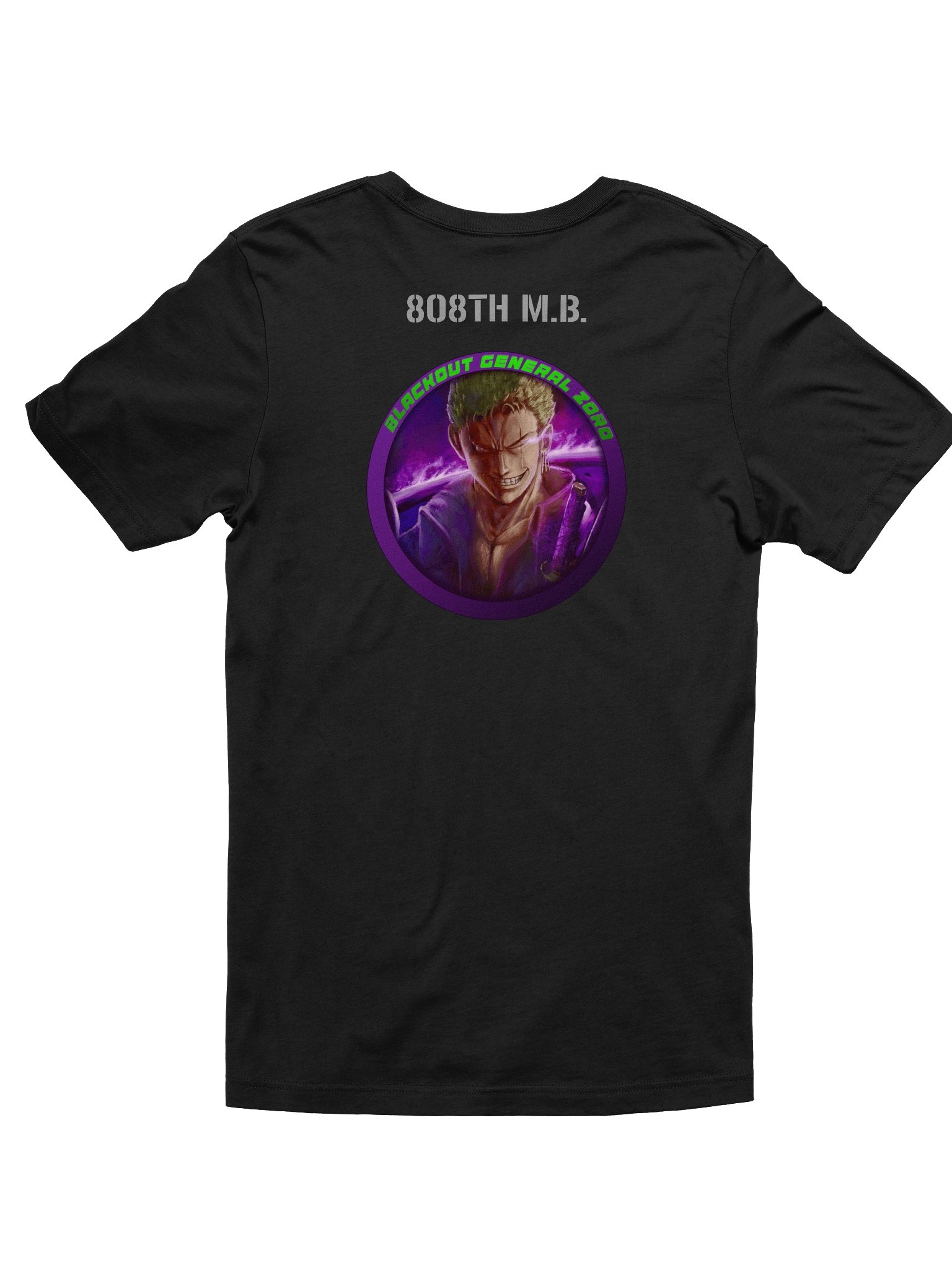 Zoro Custom - Blackout Skull Helmet Tee product image (4)
