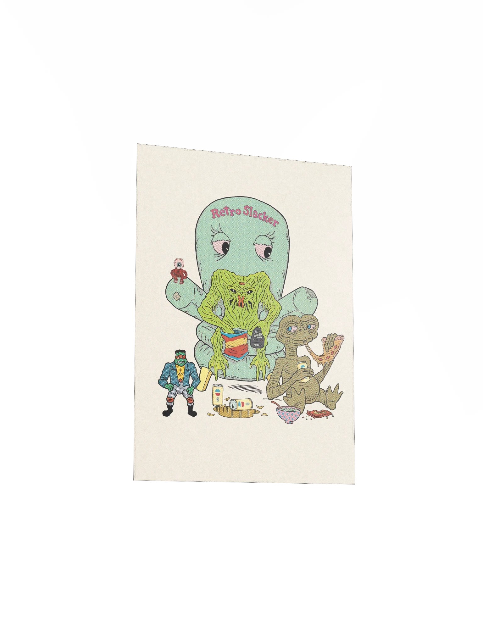Retro Slacker Creatures Print product image (4)