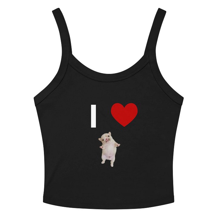 I HEART PIBBLE (tank top) - dark colors product image (2)