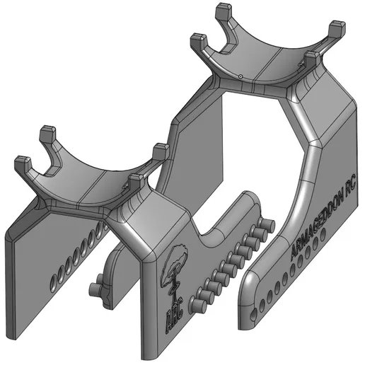 Adjustable RC Display Stand 1/24 1/18 TRX4M SCX24 product image (2)