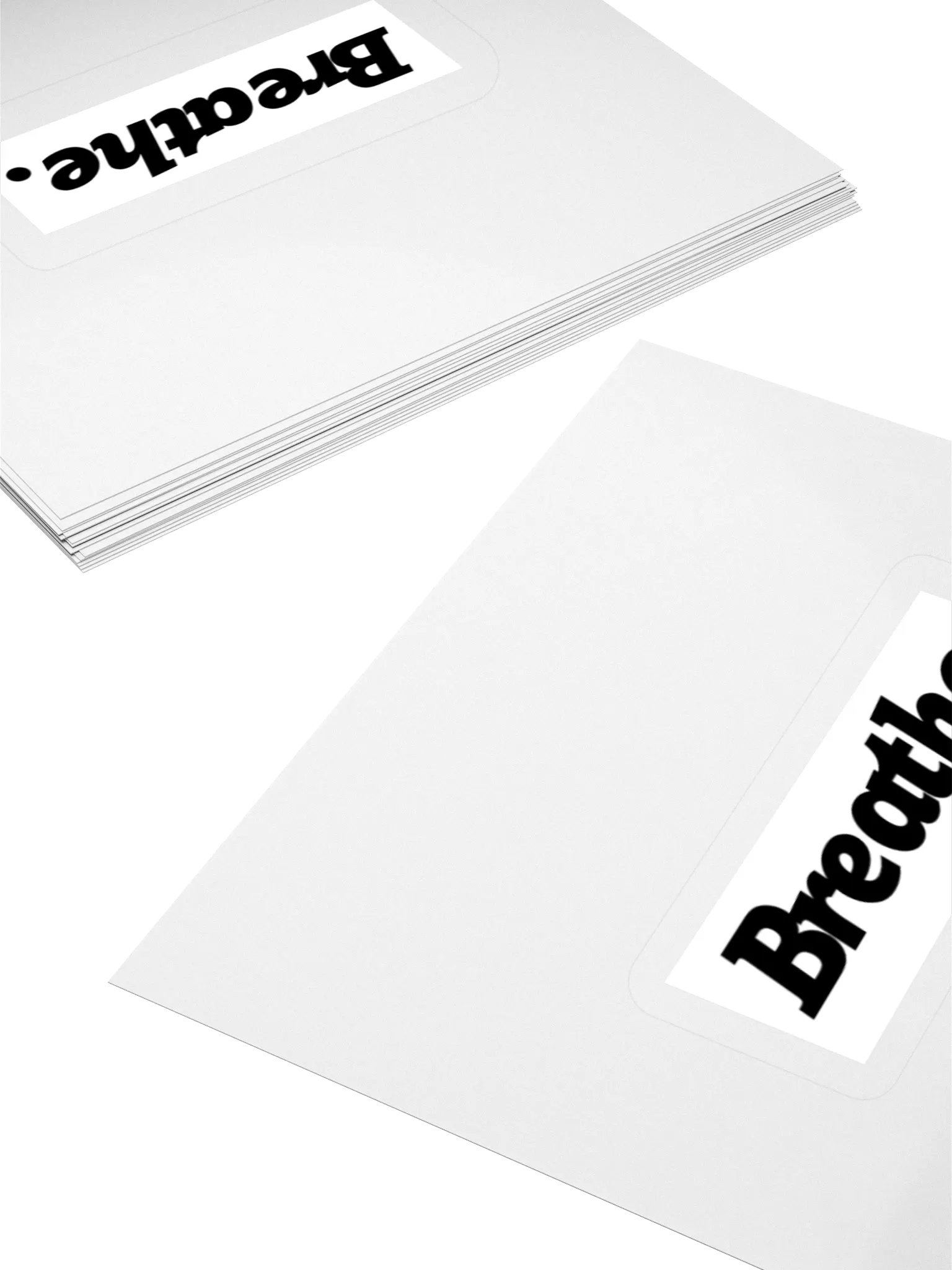 Breathe. ⏐ Sticker ⏐ White product image (4)