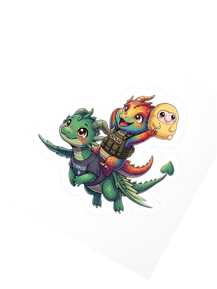Lisk and friends sticker product image (4)