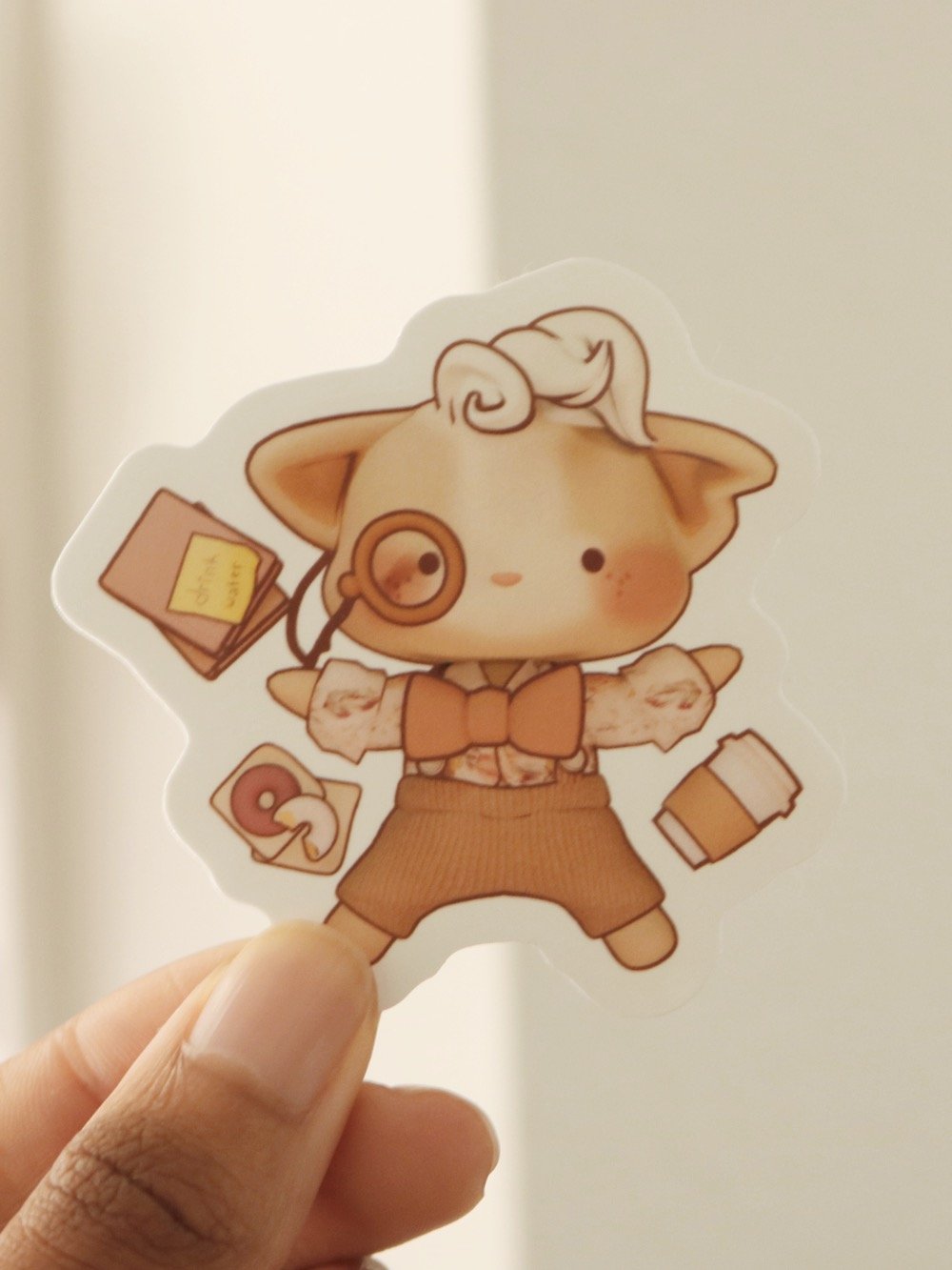 Misto "A Successful Day" Waterproof Vinyl Sticker - Kawaii Desk Decal product image (3)