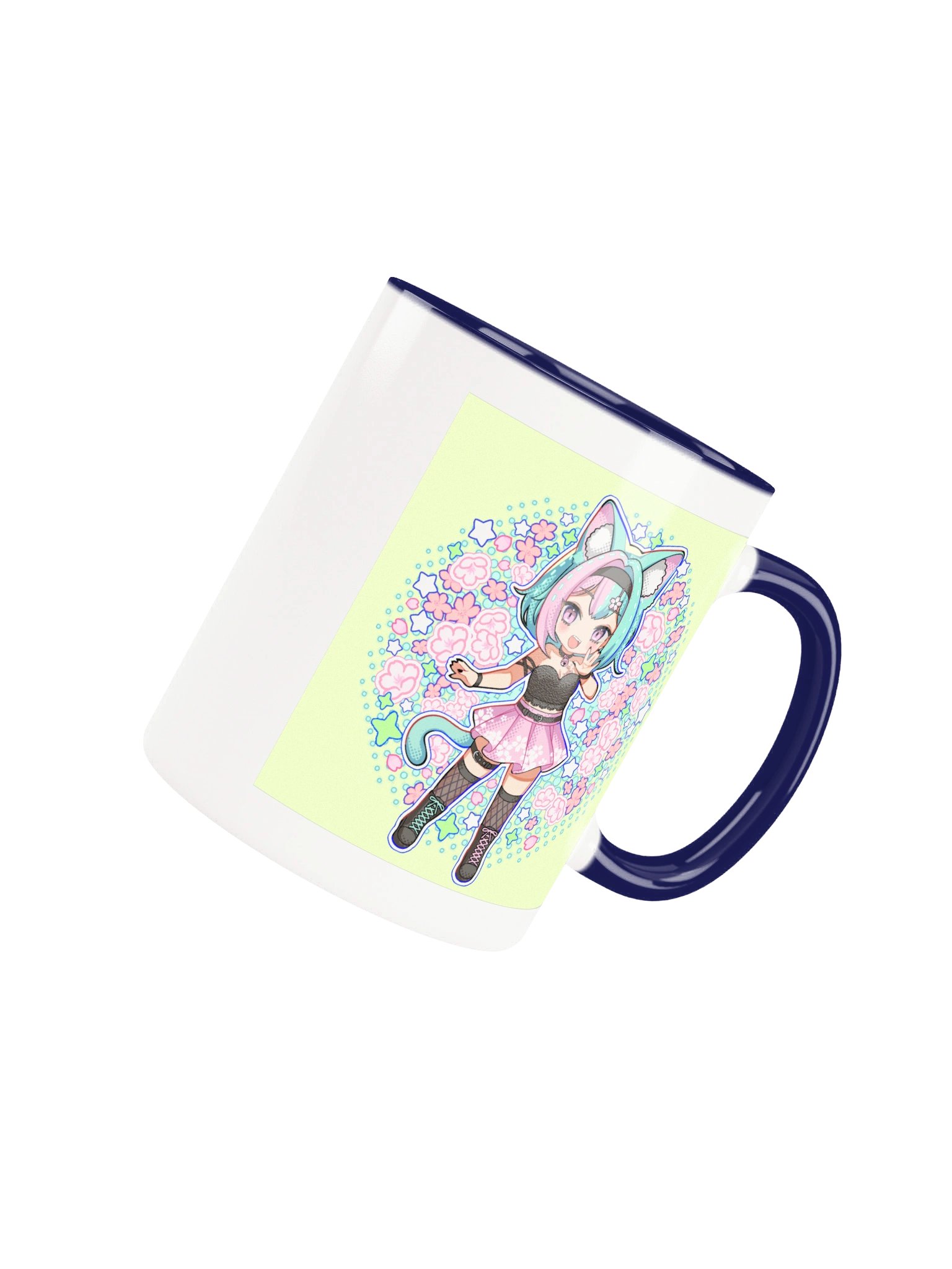 ChibiTiff Cherry Blossoms (with Logo) Mug product image (4)