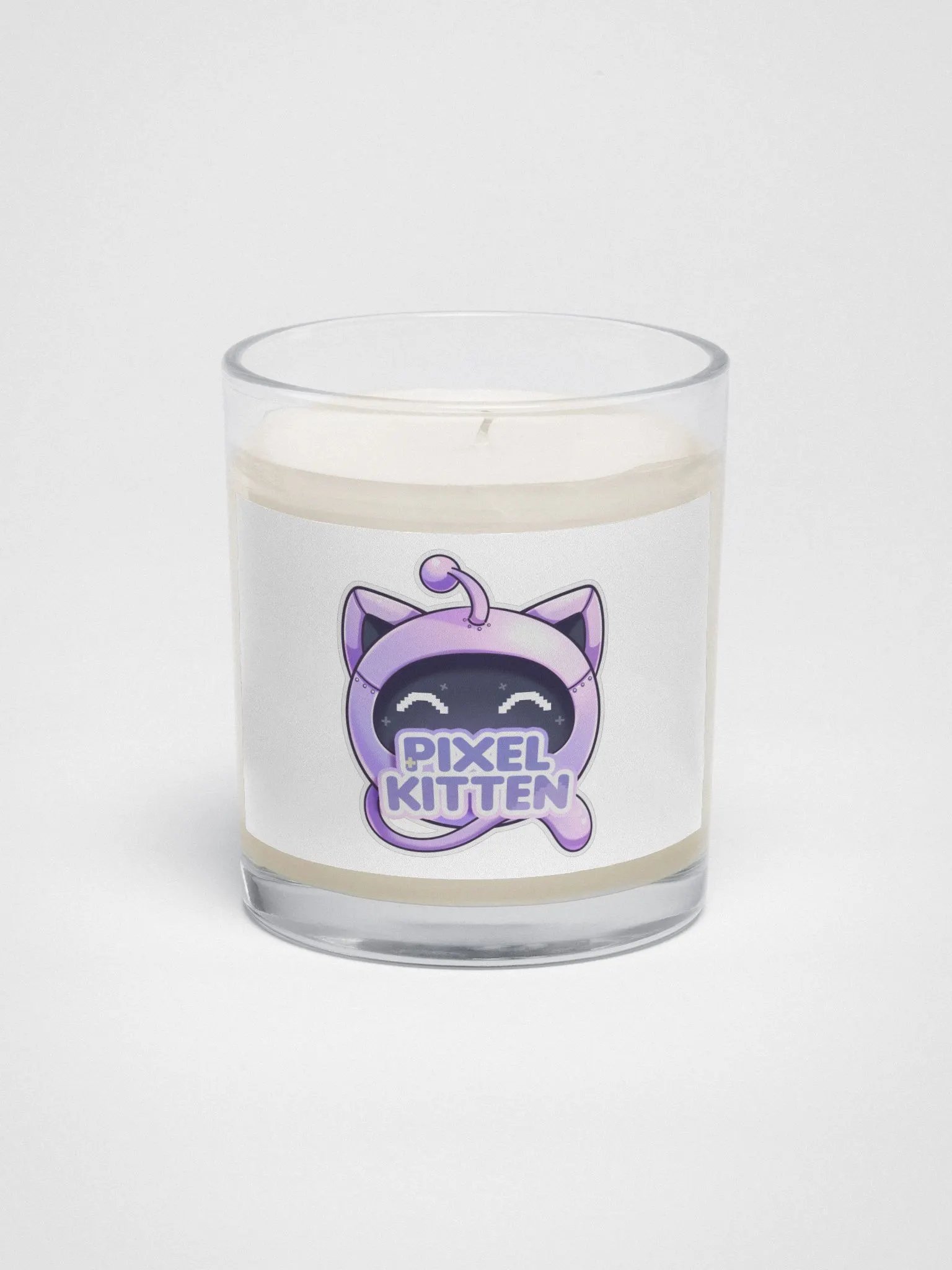 Pixel Kitten Logo Soy Candle product image (1)
