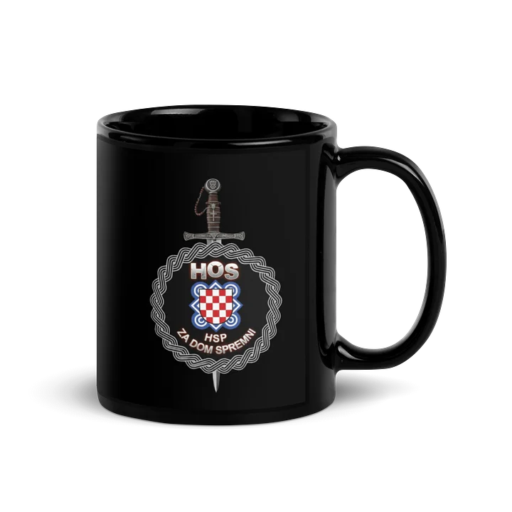 HOS Emblem Black Glossy Mug product image (3)