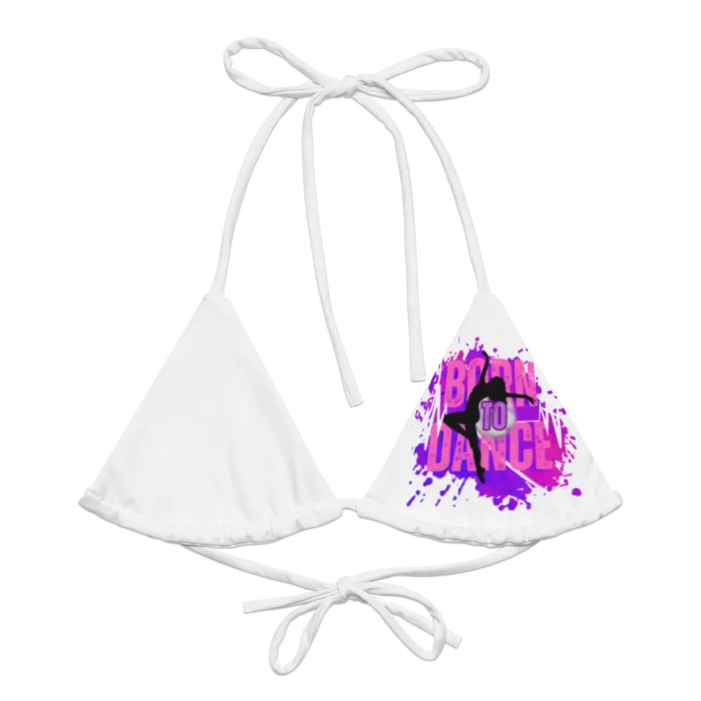 Born to Dance Her Silhouette String Bikini Top product image (1)