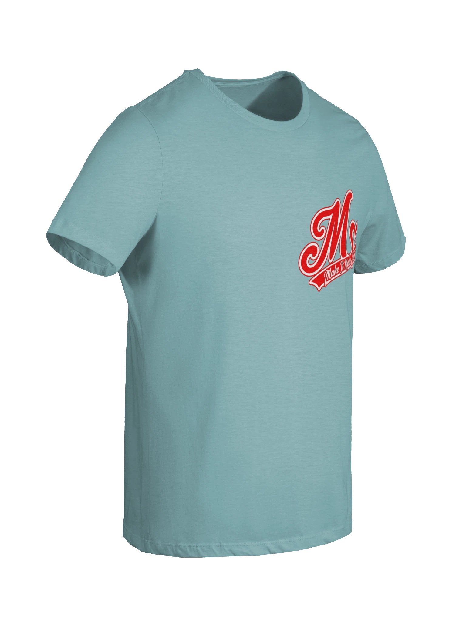 Make It Make Sense Women’s Red M Heart Logo T-Shirt product image (32)