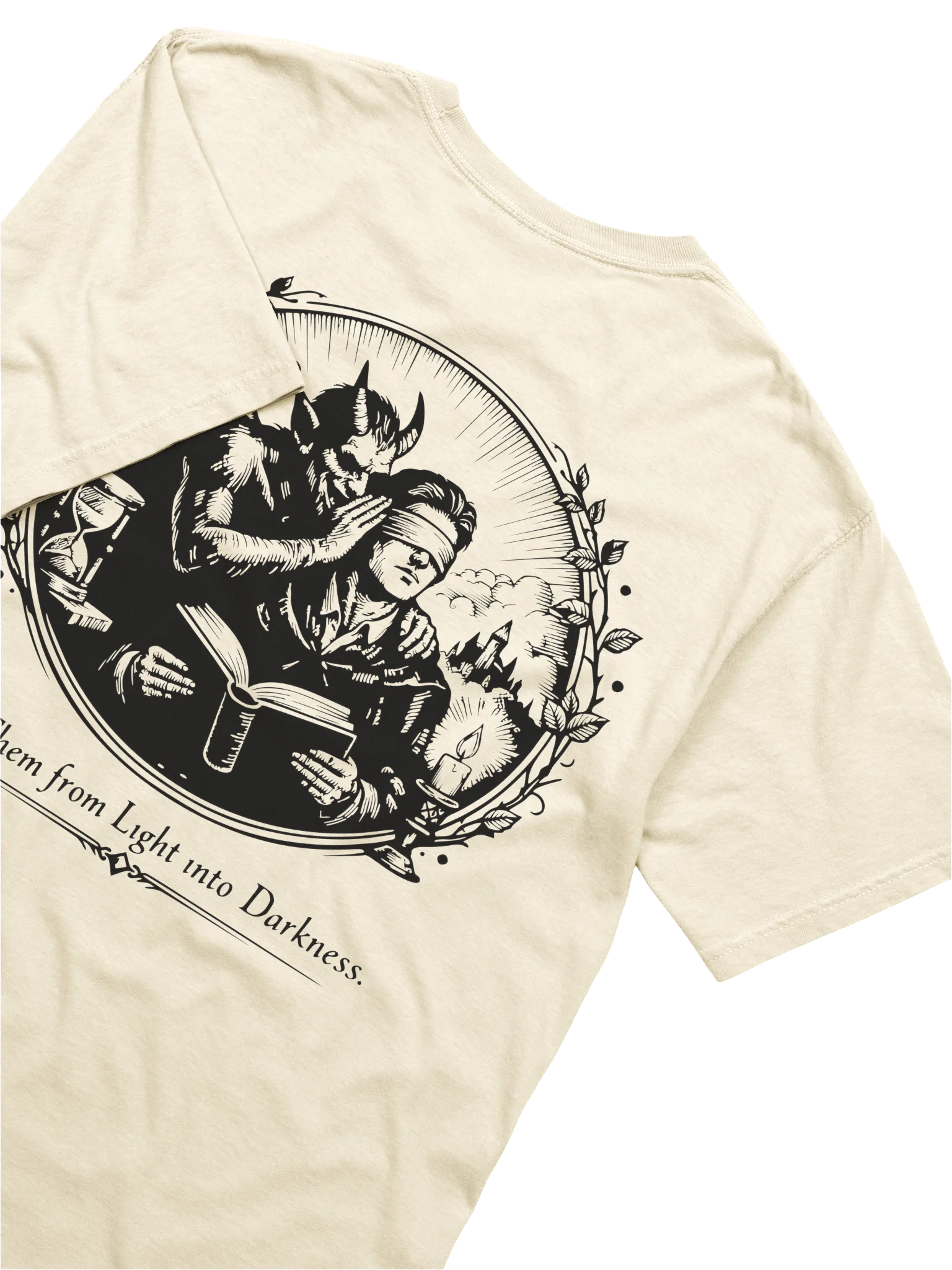 Blinded to the Light (Black on White/Color) (Back) product image (5)