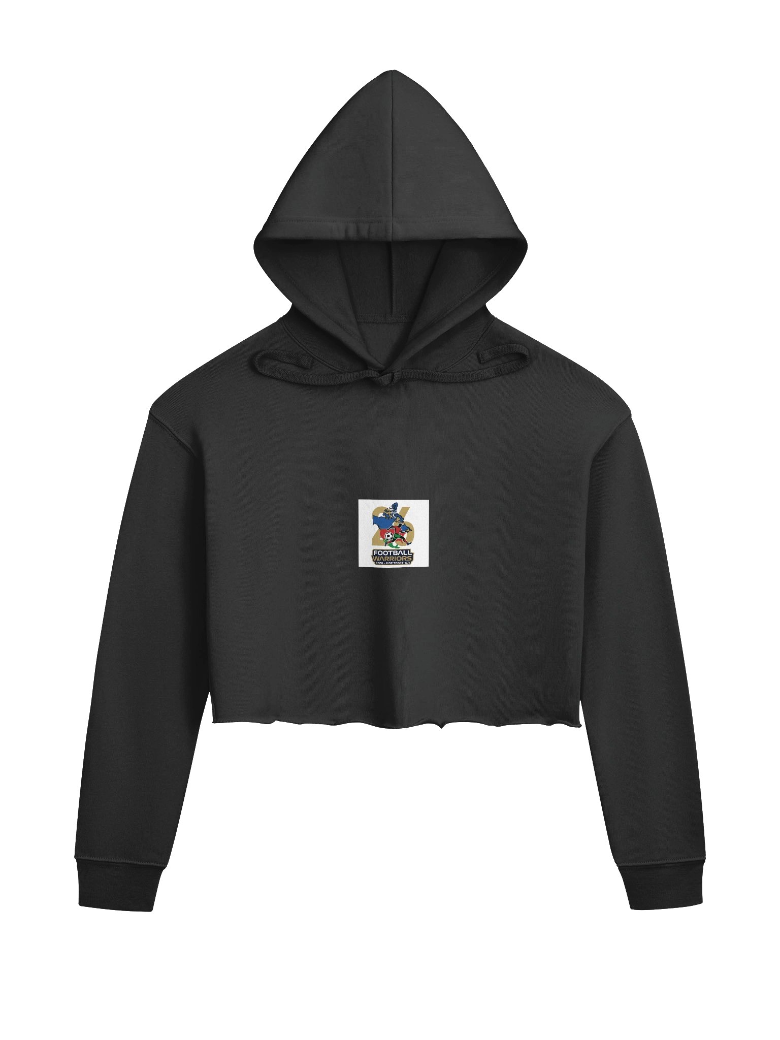 Women's Football Warrior 2026 Fleece Crop Hoodie product image (1)